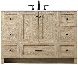 Elegant Kitchen and Bath 48 Inch Single Bathroom Vanity in Mango Wood