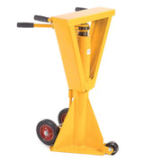 100,000 Lb. Static Capacity Heavy Duty Trailer, Yellow by Global Industrial – 25"L x 24"W x 40"H, Steel, Yellow, Model TJ60