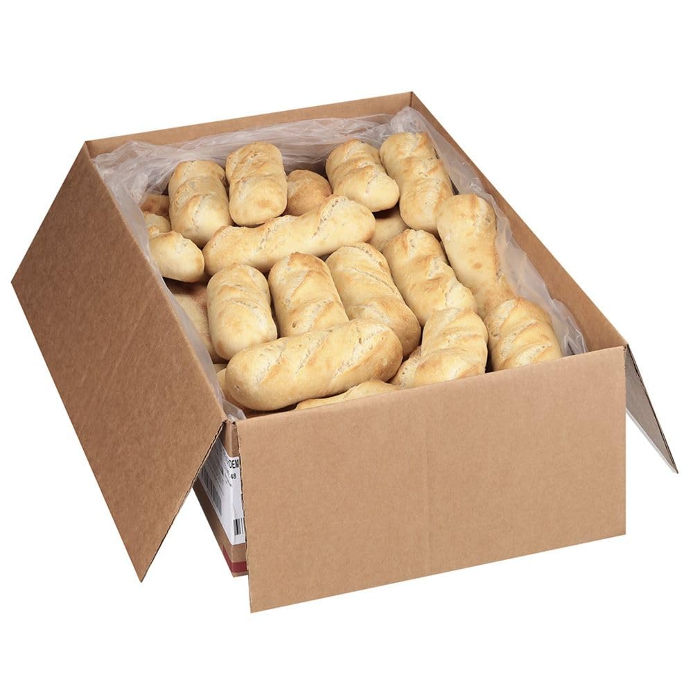 Labrea Bakery French Demi Bread Baguette by La Brea Bakery – 4 Ounce - 48 per case.", Pack of 48