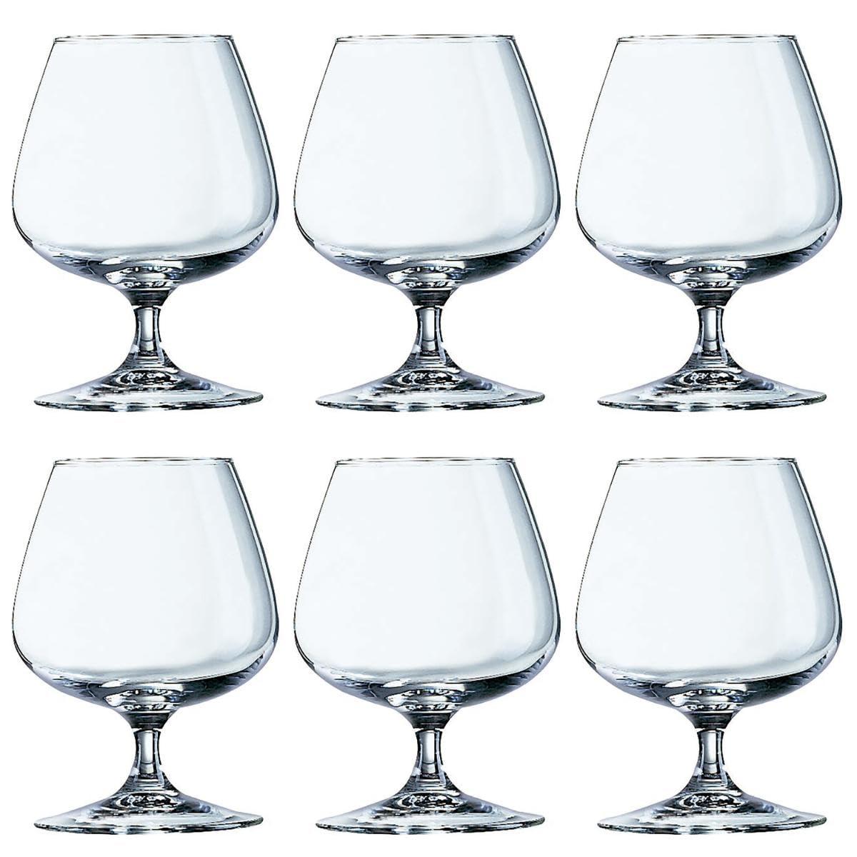 Arcoroc Classic / 6 Count (Pack of 1) / Transparent Snifters