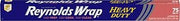 Reynolds Wrap Heavy Duty Aluminum Foil, 18 Inch Width, 75 Square Feet