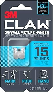 3M CLAW Strong Durable Drywall Picture Hanger (15 LB)