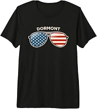 Dormont, PA Vintage US Flag Sunglasses Premium Tri-Blend T-Shirt