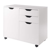 Winsome White / 4 Doors, 12 Drawers, File Drawer / Transitional Storage Cabinets