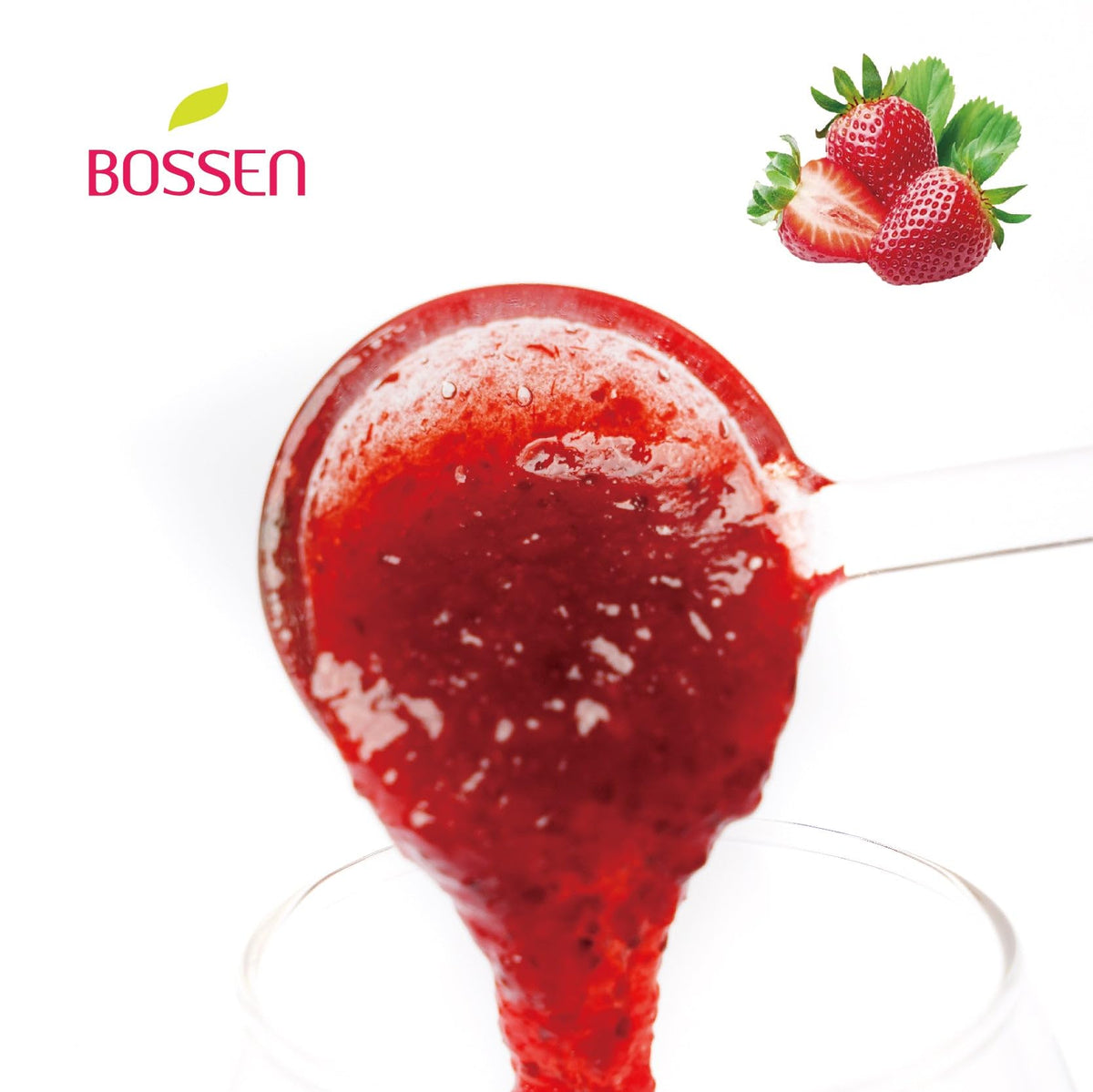 Concentrated Syrup_5.5 lb (Strawberry) by Bossen – 88 Fl Oz (Pack of 1), Model FA-R9MN-GMWG