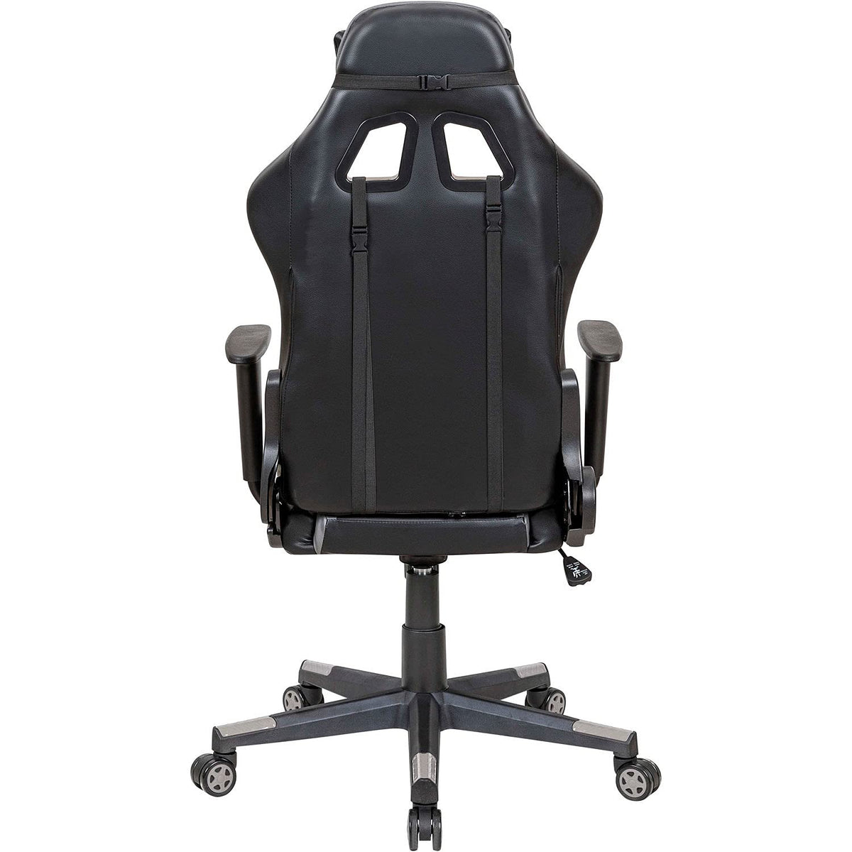 High Back Gaming Chair by Global Industrial – Leather, Grey, Model HX-81689H-7