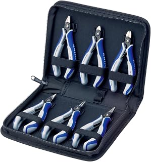 KNIPEX 00 20 16 P Precision Electronics Gripping Pliers-Set (6 Piece)