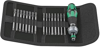 Wera Kraftform Kompakt 60 RA Ratcheting Screwdriver Set, 17-Piece