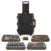 185 Piece GMTK Tool Kit in Foam w/Tool Carrier by GEARWRENCH – Chrome Vanadium Steel, Chrome, Model GWGMTK185