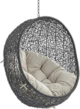 Black Outdoor Lounge Chair, Stylish Patio Seating, Comfortable Cushioned Design, Weather-Resistant Material, Perfect for Outdoor Relaxation