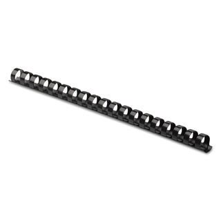 Binding Combs Plastic Black 5/8 Inch 25 Pack () by Fellowes – 120 Sheet Capacity, Plastic, black, Model 52324