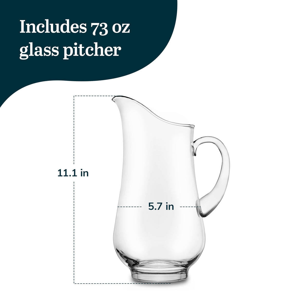 Libbey Atlantis / 73 Ounces / Glass Pitcher Jugs