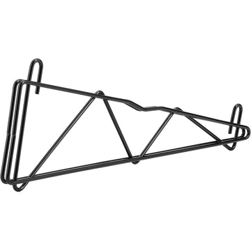 21" Single Arm Shelf Bracket Black Epoxy by Nexel – Steel, Black, Model AB21B
