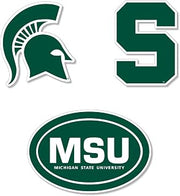 Michigan State Spartans Large Auto Magnets 3 Pack Officially Licensed