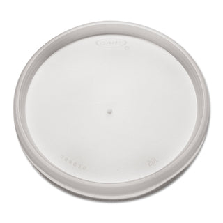 White Plastic Vented Lid by DART – 16.0 fluid_ounces, Plastic, Translucent, Model 20JL