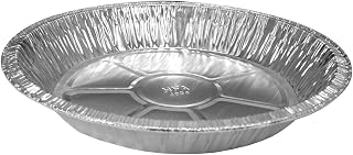 Handi-Foil 9" Aluminum Pie Pan Extra-Deep - Disposable Tin Plates (Pack of 50)