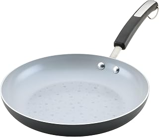 Farberware Disney Monochrome Ceramic Nonstick Frying Pan/Skillet, Dishwasher Safe, 11 Inch Non Stick Open Fry Pan - Black