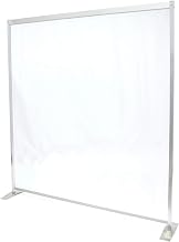 American Metalcraft RPC72 Portable Restaurant Partition, Clear, 72" x 72"