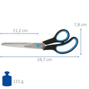Grip Scissor 10" by Westcott – 10", Stainless Steel, Black-blue, Model E-30293 00