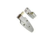 1245-000028 Flush Hinge by Kason – High pressure die-cast zinc with self-lubricating nylon cam, Chrome, Model 1245-C000