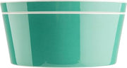 Tablecraft Marvista Collection Round Stackable Bowl and Lid, 4.5 Qt Capacity, 10.5" x 10.5" x 5", Jade Melamine, Space-Saving Food Container for Prep, Serving, and Organization