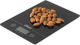 Oster Gridley Digital Kitchen Scale – High Precision 11 LB Food Scale with LCD Display, Tare Function, Gram and Ounce Measurement, Slim Black Design
