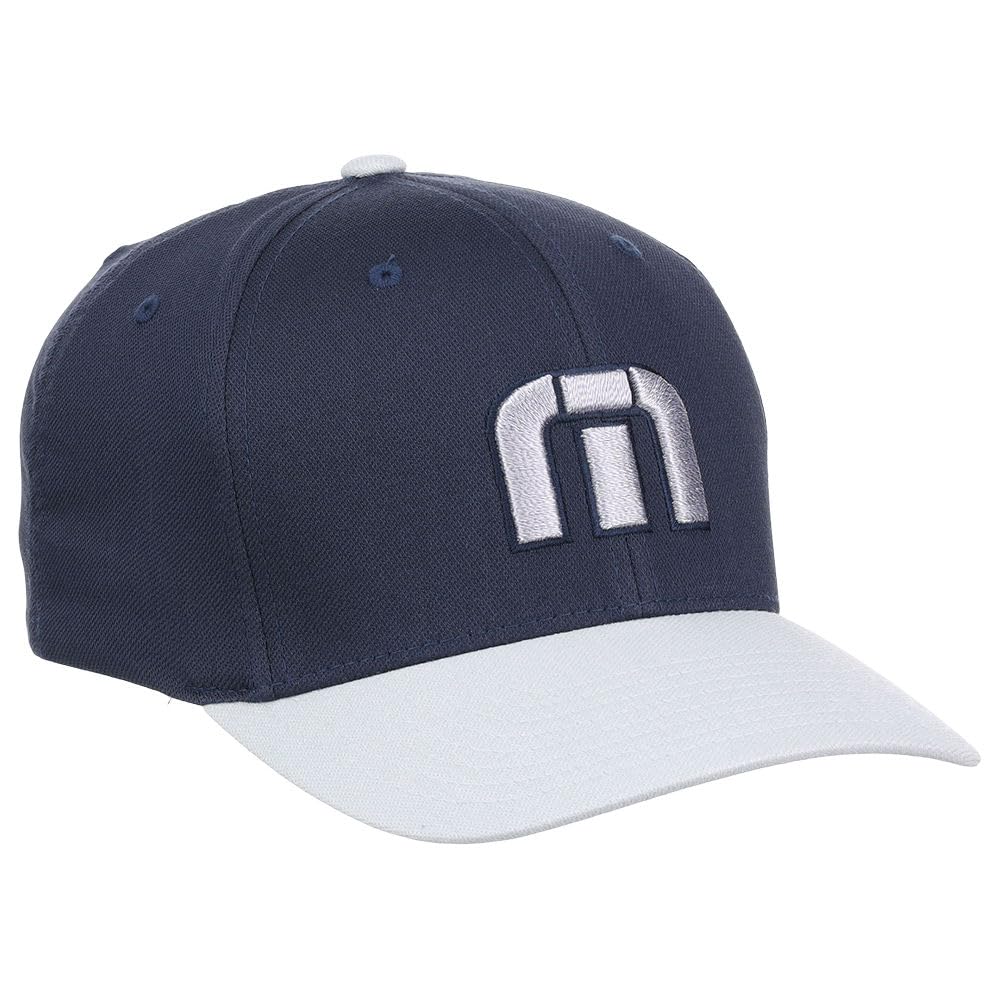 Skipper Adjustable Snapback Hat Navy/Gry by TravisMathew – Navy/Grey