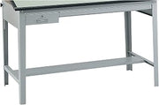 Safco Products 3962GR Precision Drafting Table Base for Use with 3952, 3953 Table Top, Sold Separately, Gray