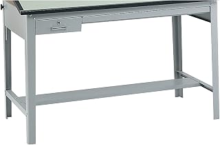 Safco Products 3962GR Precision Drafting Table Base for Use with 3952, 3953 Table Top, Sold Separately, Gray
