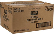 Fudge Brownie Mix by Continental Mills – 5 lbs", Pack of 6