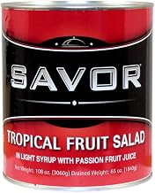 Savor Imports Tropical Fruit Salad in Light Syrup, 106 Ounce -- 6 per case.