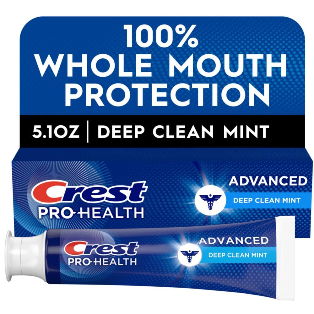 Pro-Health Advanced Deep Clean Mint Toothpaste by Crest – 5.1 Ounce (Pack of 1), Plastic, No Color, Model 483486