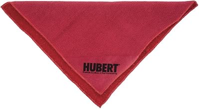 HUBERT Microfiber Scrubbing Cloth Red - 12" L x 12" W 12 Per Pack
