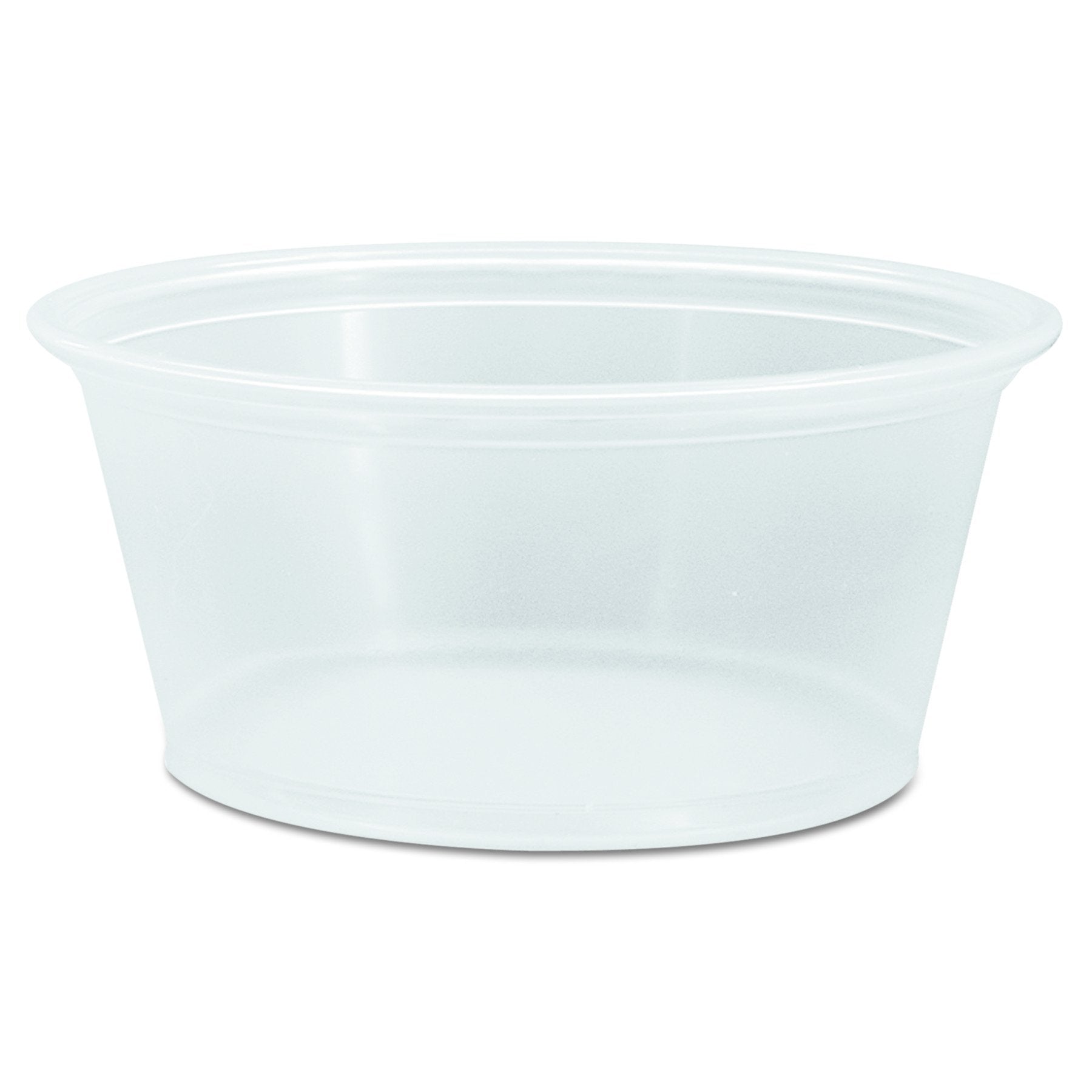 Dart 325PC 3.25 oz Clear PP Portion Container (Case of 2500)