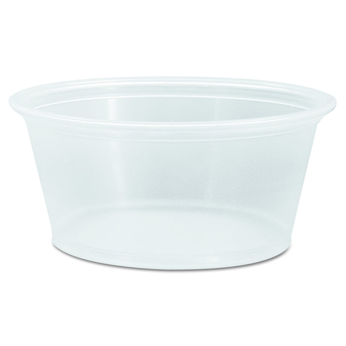 Dart 325PC 3.25 oz Clear PP Portion Container (Case of 2500)