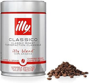 illy Classico Whole Bean Coffee, Mild and Balanced Classic Roast Coffee, 100% Arabica, 8.8 Ounce (Pack of 6)