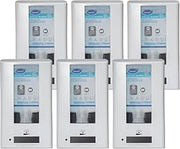 Diversey IntelliCare Hybrid Hand Hygiene Dispenser, White, 6 Pack