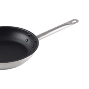 9 1/2" 18/8 stainless steel fry pan quantum by Thunder Group – Stainless Steel, Silver, Model SLSFP309