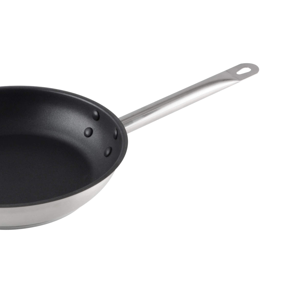 9 1/2" 18/8 stainless steel fry pan quantum by Thunder Group – Stainless Steel, Silver, Model SLSFP309