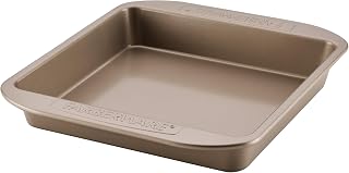 Farberware Nonstick Square Cake Pan 9-Inch, Mocha