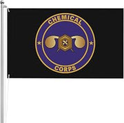 Us Chemical Corps Seal 3x5 Ft Double Sided Flag 3 Ply Vivid Print Banner For Yard Garden Outdoor Decor