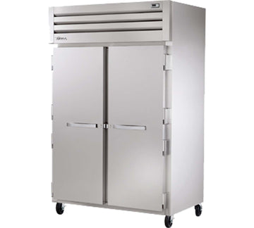 Reach In Refrigerator 53" 2 Section 2 Solid Doors by TRUE – Stainless-Steel, Model STA2R-2S