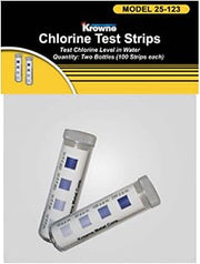 Krowne P25-123 - Chlorine Test Strips Two-Pack Bag