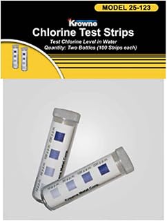 Krowne P25-123 - Chlorine Test Strips Two-Pack Bag