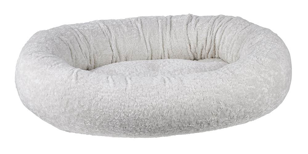 Donut Bed by Bowsers – XS 22”x16x”5”, Polyester, ivory, Model 19289