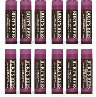 Burt's Bees Sweet Violet Tinted Lip Balm with Shea Butter & Botanical Wax 100% Natural Origin (12)