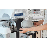 Flat Brim Cap Frame Set for PR Series machines by Brother – Alloy Steel, Gray, Model PRCF5