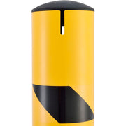 Steel Bollard w/Chain Slots & Removable Cap by Global Industrial – Steel, Yellow, Model 670536M