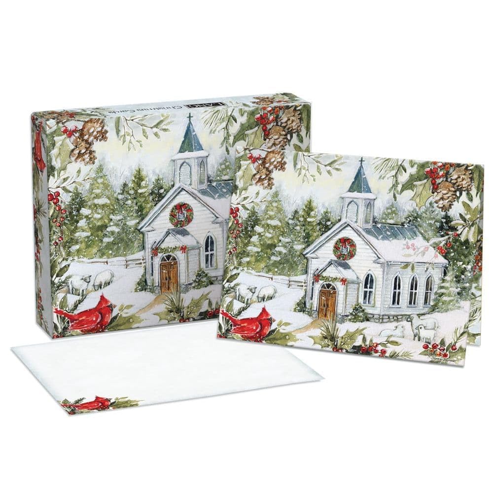 Lord Is My Shepherd Boxed Christmas Cards by Susan Winget by Lang – 6.875 inches x 5.375 inches, Paper, Multicolor, Model 1004895