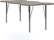 Tot Mate My Place Rectangular Table, 6 Seat, 60" Wide (Shadow Elm Gray)